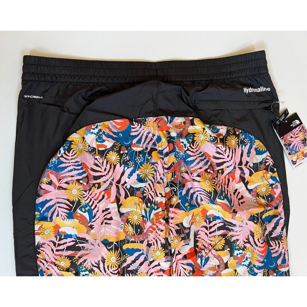 The North Face Woman's Printed Hydrenaline 2000 Windwall Flowers Pants Size XL - Picture 5 of 12